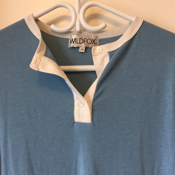 Blue Wildfox T-Shirt - Picture 2 of 3